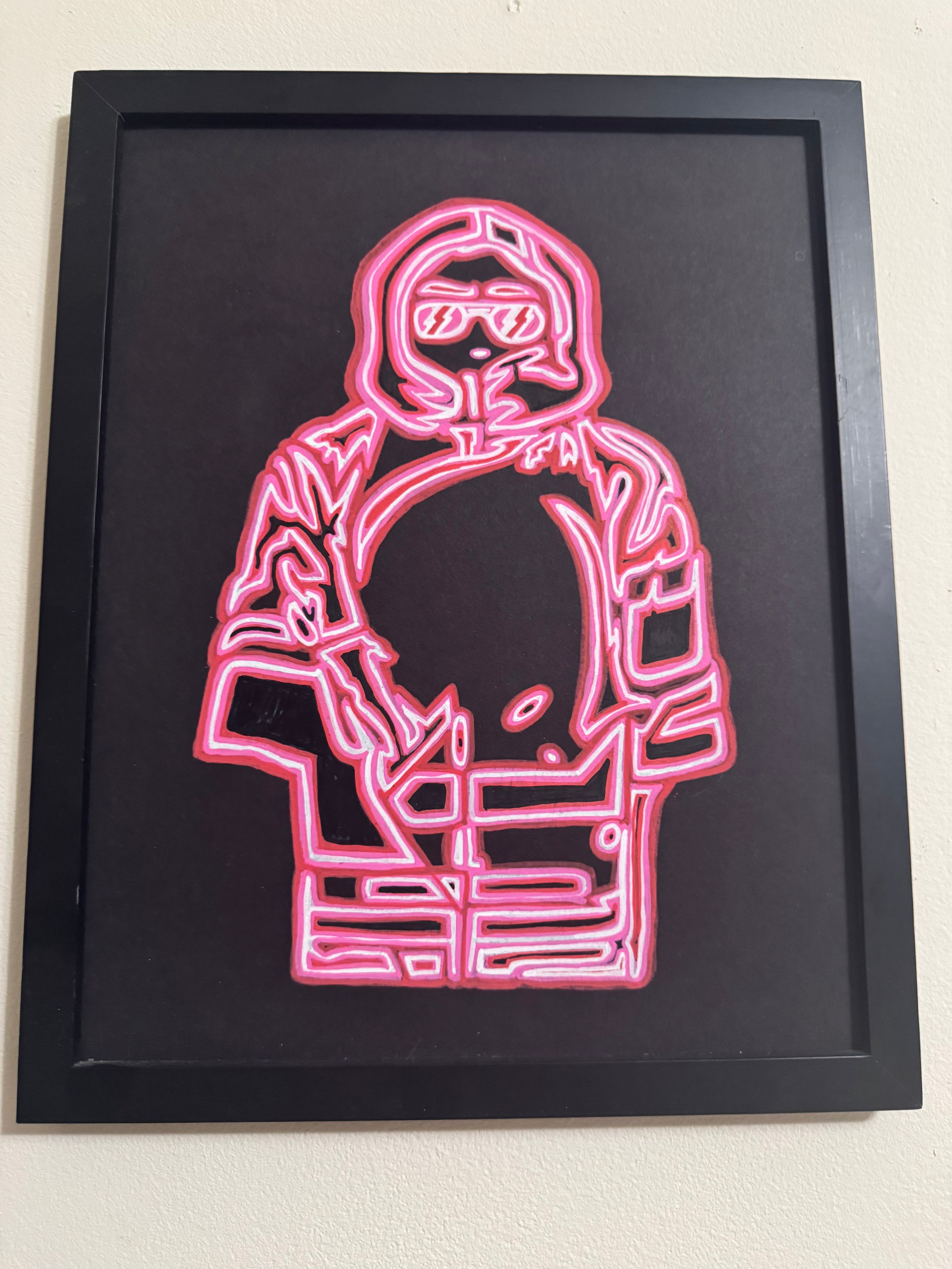 Neon Brick Boy - in Kimono
