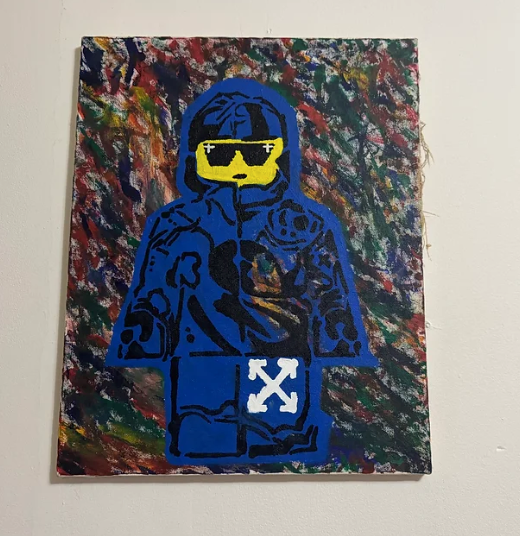 Abstract Brick Boy - In Kimono